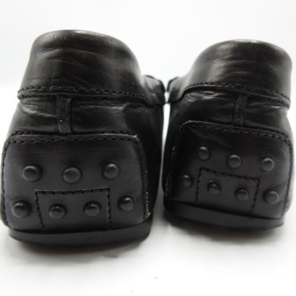 Tods Authentic Black Loafers Sz 7A